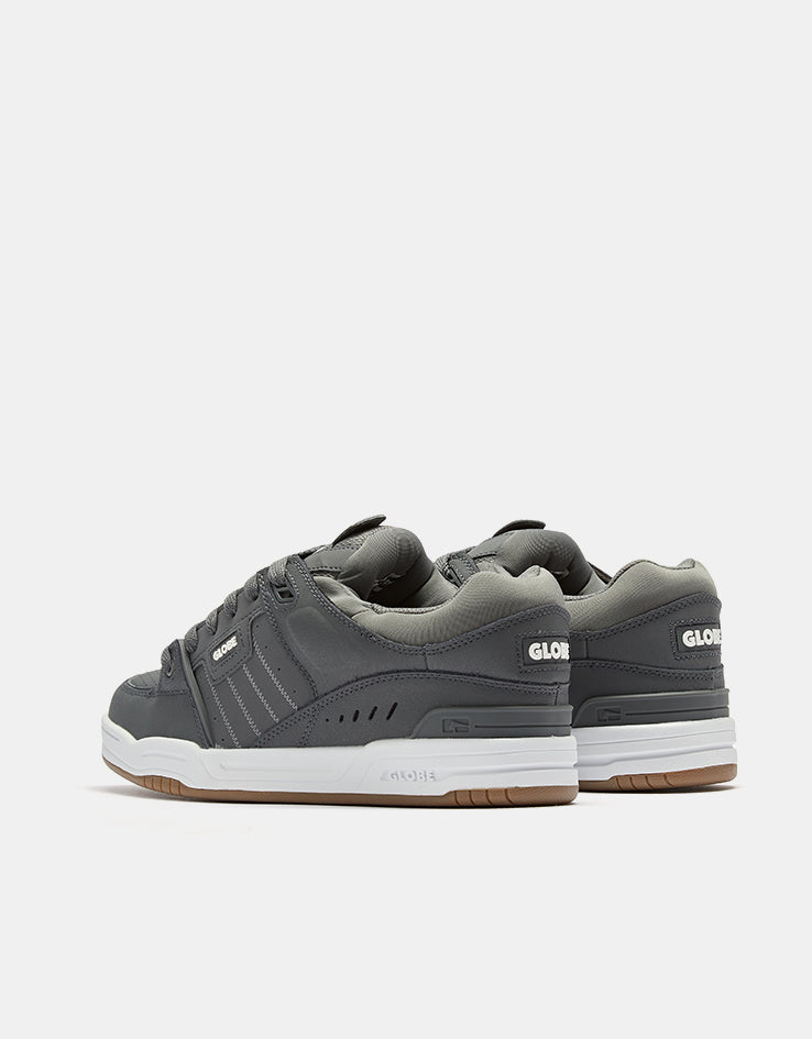 Globe Fusion Skate Shoes - Charcoal/White