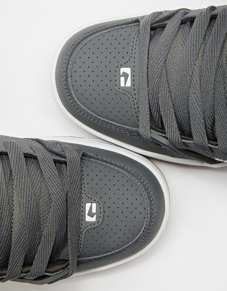 Globe Fusion Skate Shoes - Charcoal/White