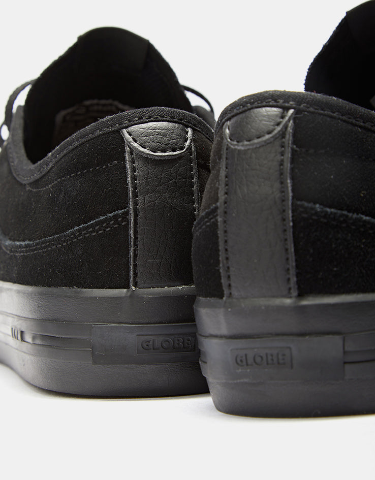 Globe Gillette Skate Shoes - Black/Suede/Black