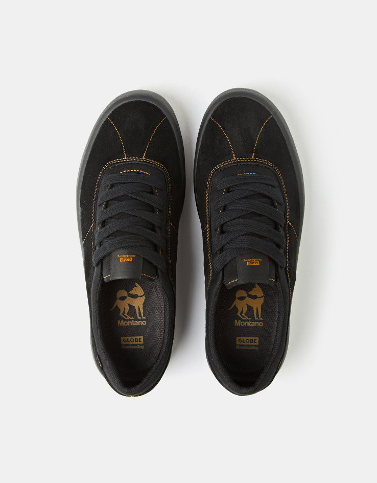 Globe Melbek Skate Shoes - Black/Montano