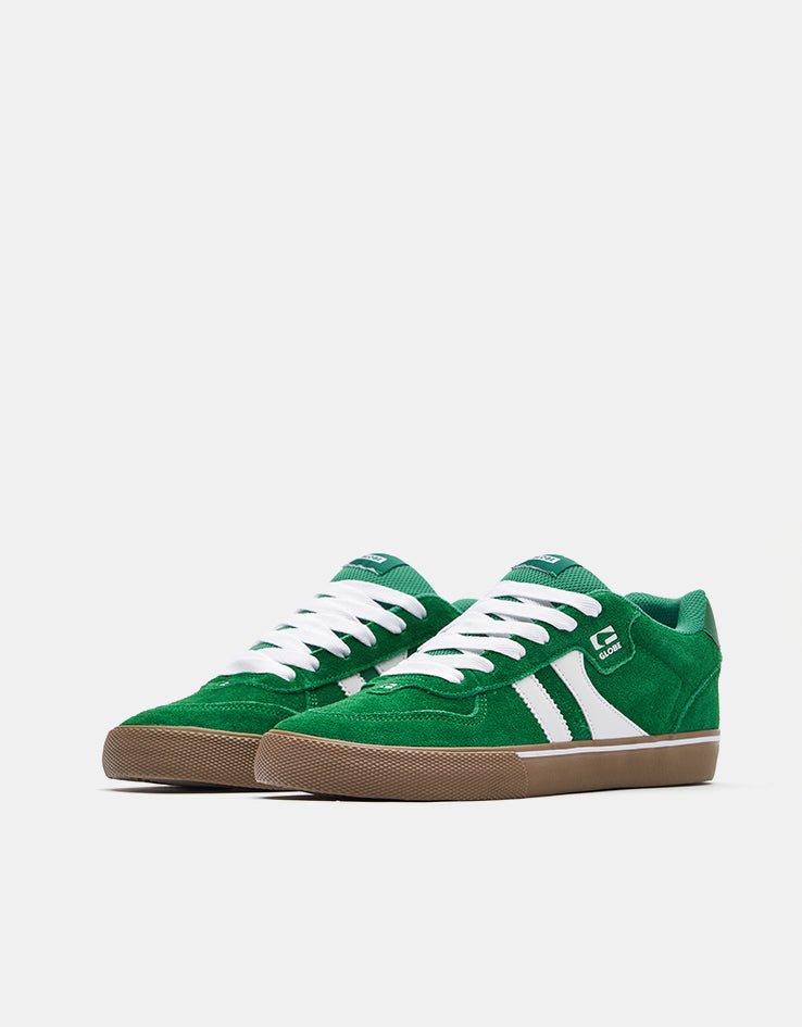 Globe Encore-2 Skate Shoes - Green/White/Gum