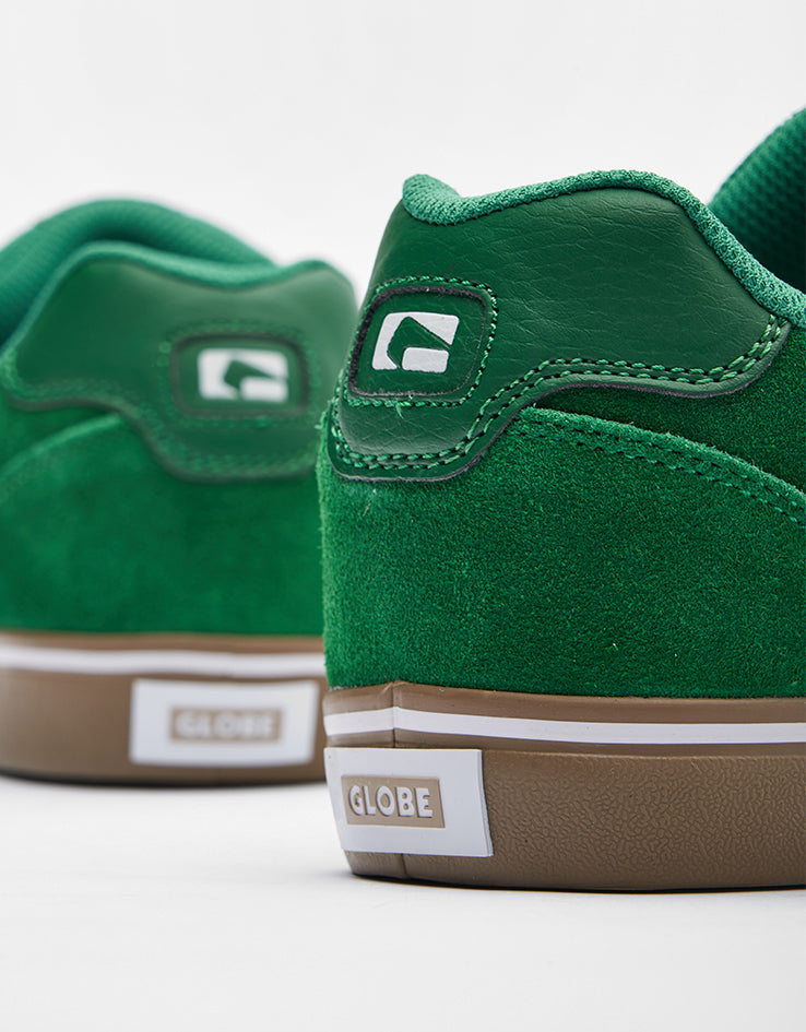 Globe Encore-2 Skate Shoes - Green/White/Gum