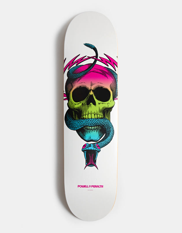Powell Peralta McGill Skull & Sword Lime Fade 247 Skateboard Deck - 8"
