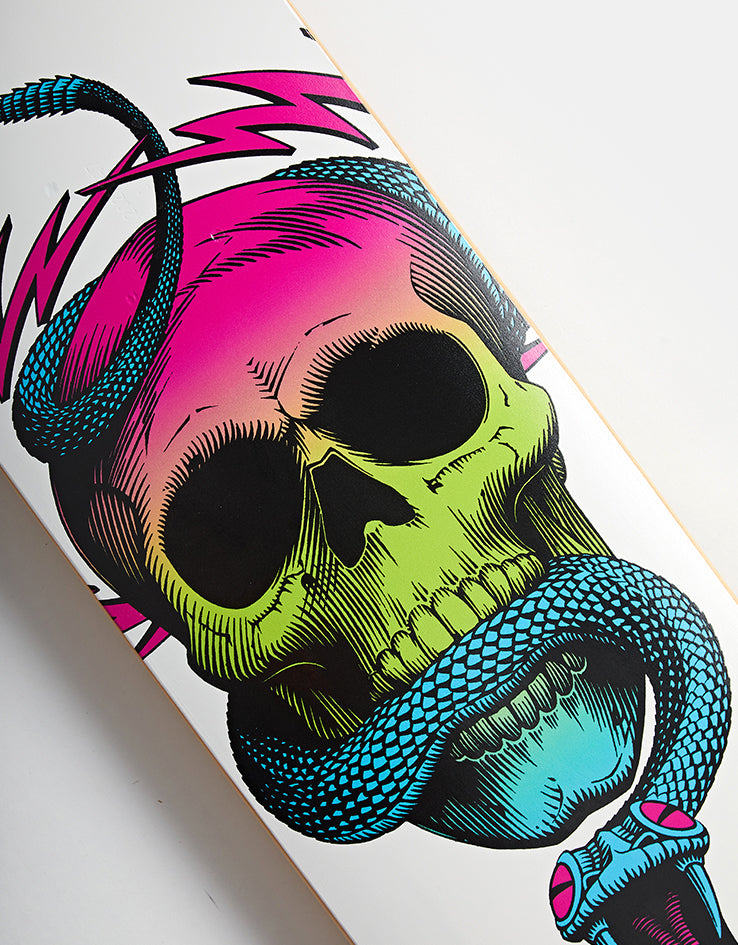 Powell Peralta McGill Skull & Sword Lime Fade 247 Skateboard Deck - 8"