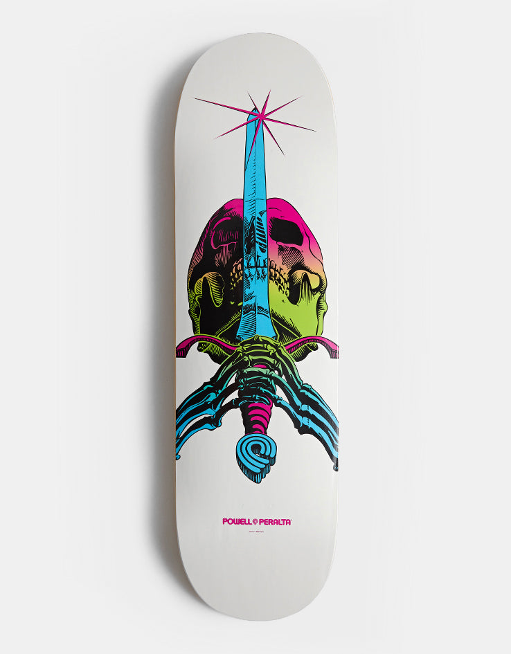 Powell Peralta Skull & Sword Lime Fade 246 Skateboard Deck - 9"