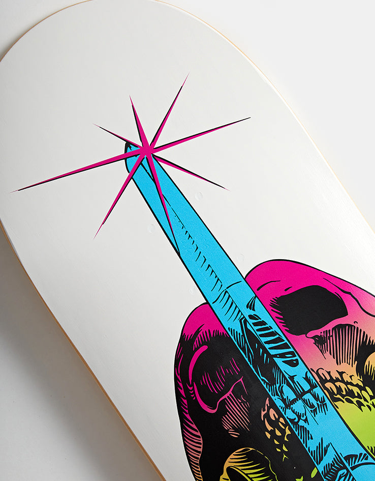 Powell Peralta Skull & Sword Lime Fade 246 Skateboard Deck - 9"