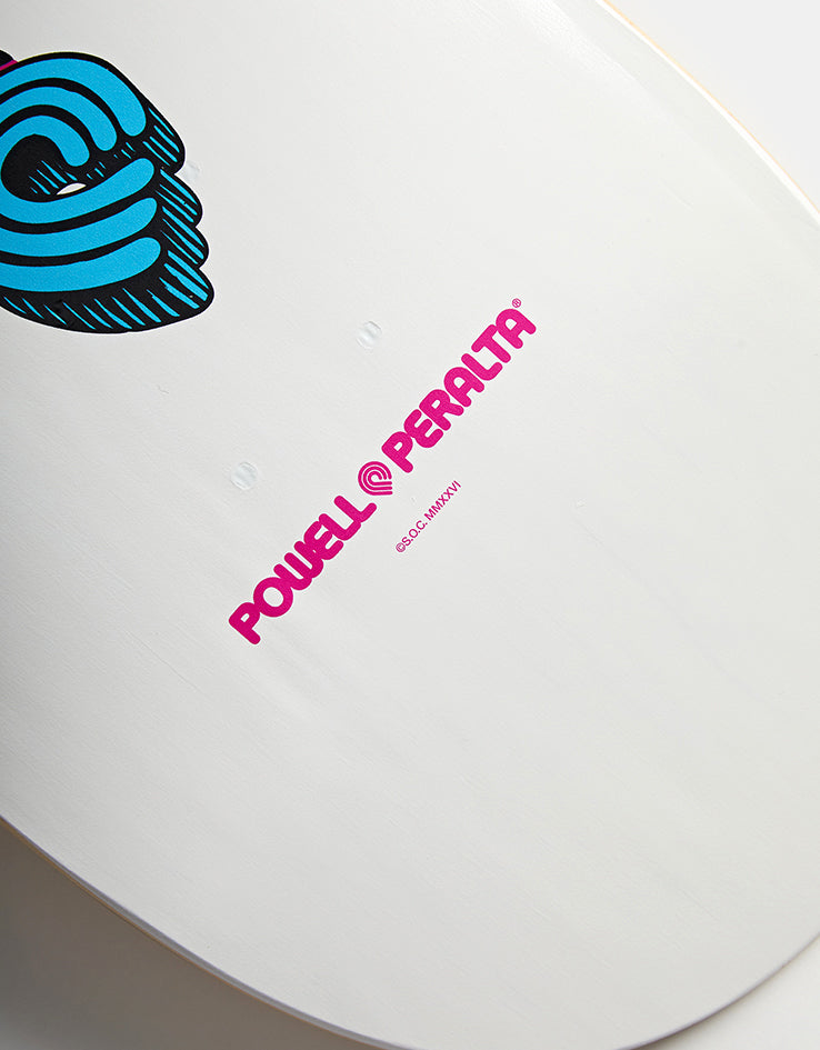 Powell Peralta Skull & Sword Lime Fade 246 Skateboard Deck - 9"