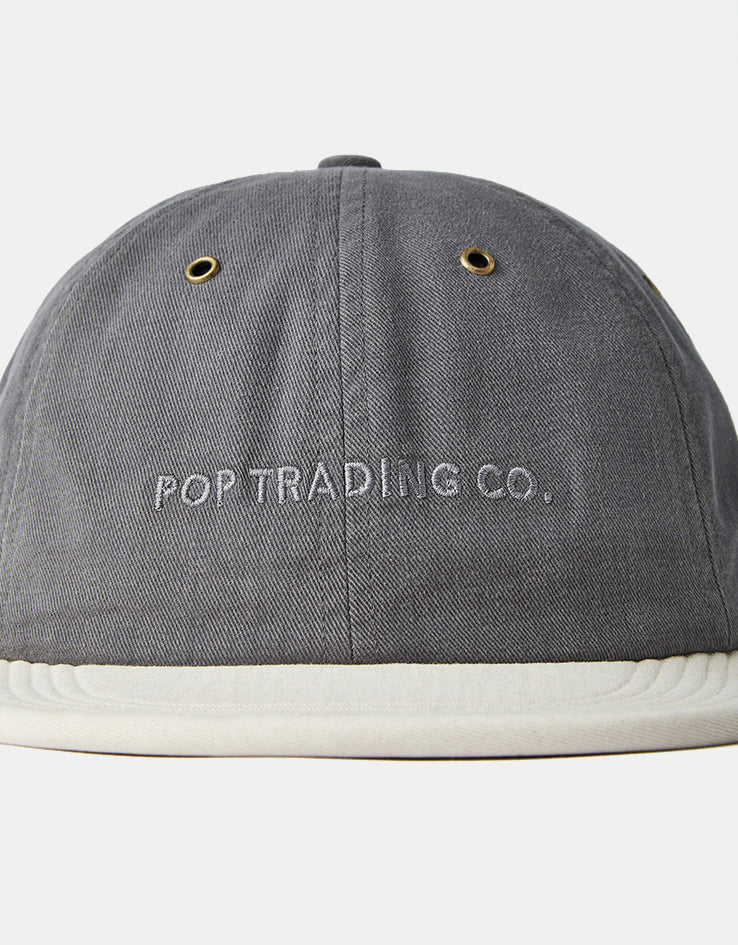 Pop Trading Company 2 Tone Flexfoam Cap - Charcoal/Off White