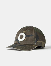 Pop Trading Company O Six Panel Cap - Camo/Charcoal