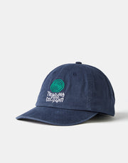 Pop Trading Company Block Six Panel Cap - Navy