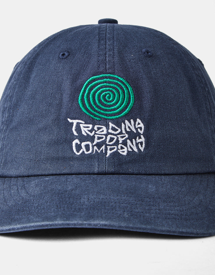 Pop Trading Company Block Six Panel Cap - Navy