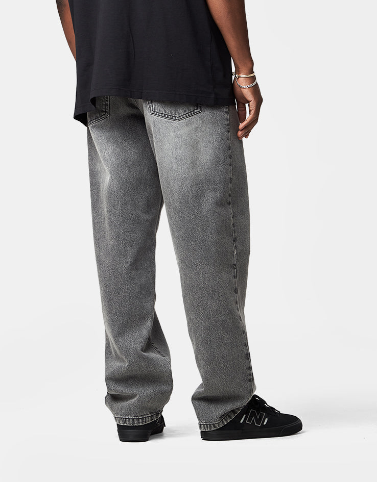 Pop Trading Company Drs Denim Pants - Light Grey Denim