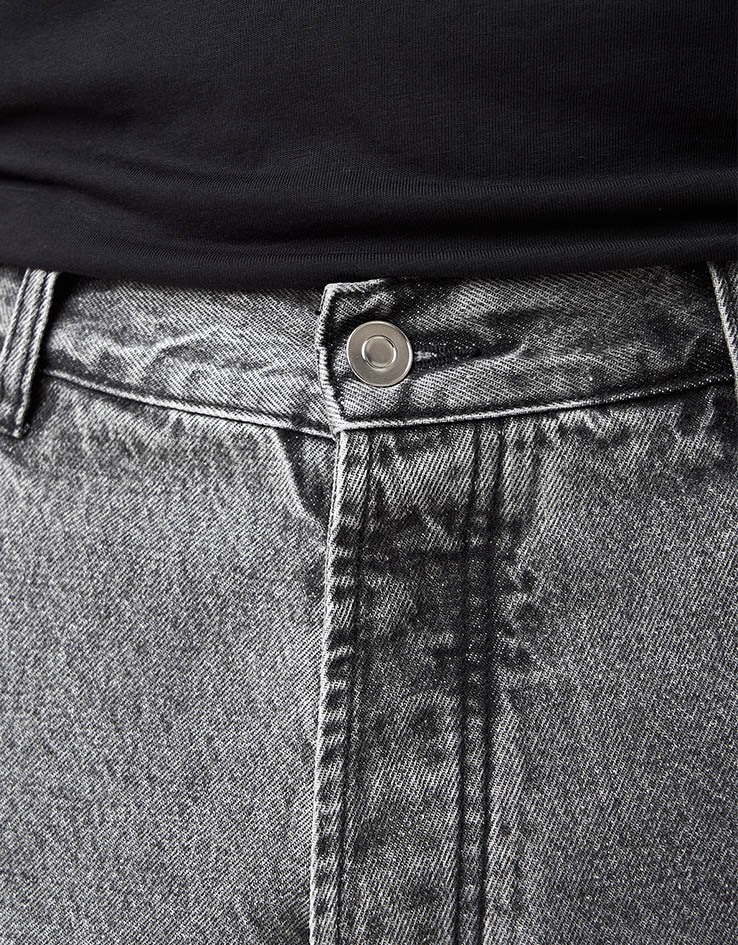 Pop Trading Company Drs Denim Pants - Light Grey Denim