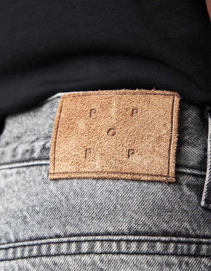 Pop Trading Company Drs Denim Pants - Light Grey Denim