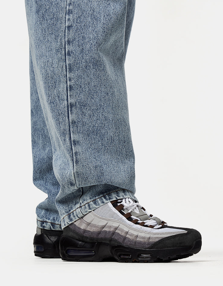 Pop Trading Company Drs Denim Pants - Stone Washed Denim