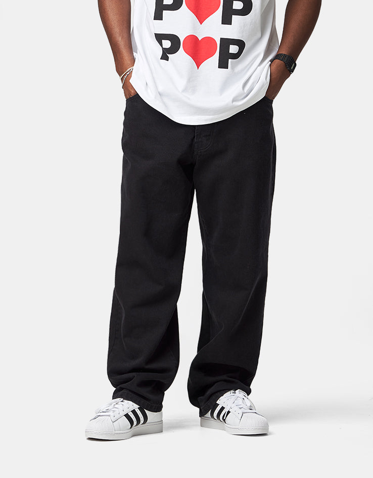 Pop Trading Company Drs Denim Pants - Black Denim