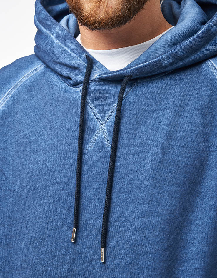 Pop Trading Company Stencil Logo Pullover Hoodie - Navy