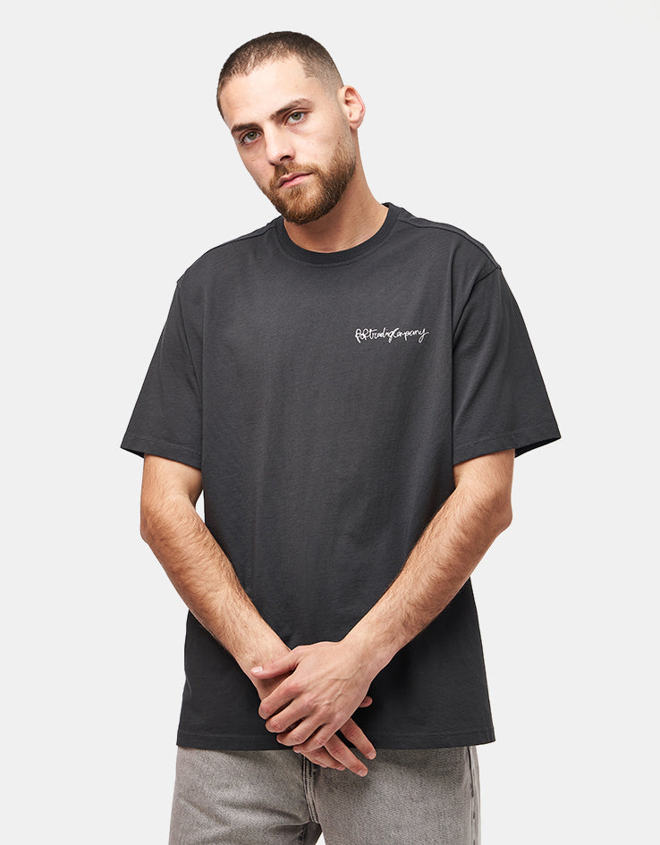 Pop Trading Company Oneliner T-Shirt - Anthracite