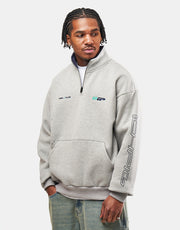 ICHPIG Emblem 1/4 Zip - Grey Marle