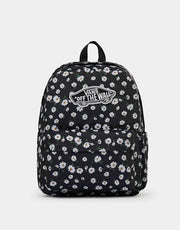 Vans Old Skool Classic Backpack - Black/White Flowers