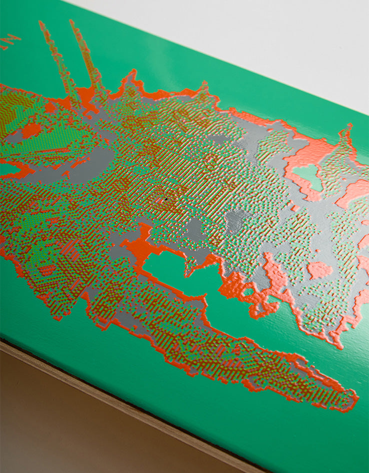 Sci-Fi Fantasy Lester Digital Knight Skateboard Deck - 8.25"