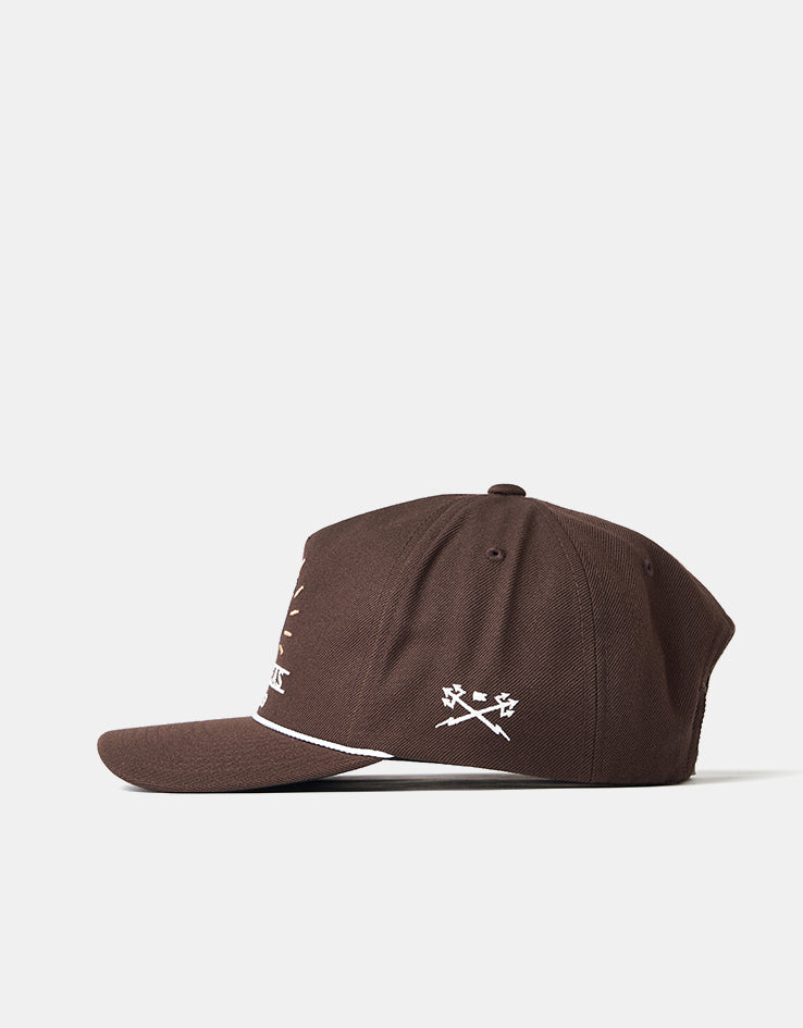 Dark Seas Corral Snapback Cap - Brown
