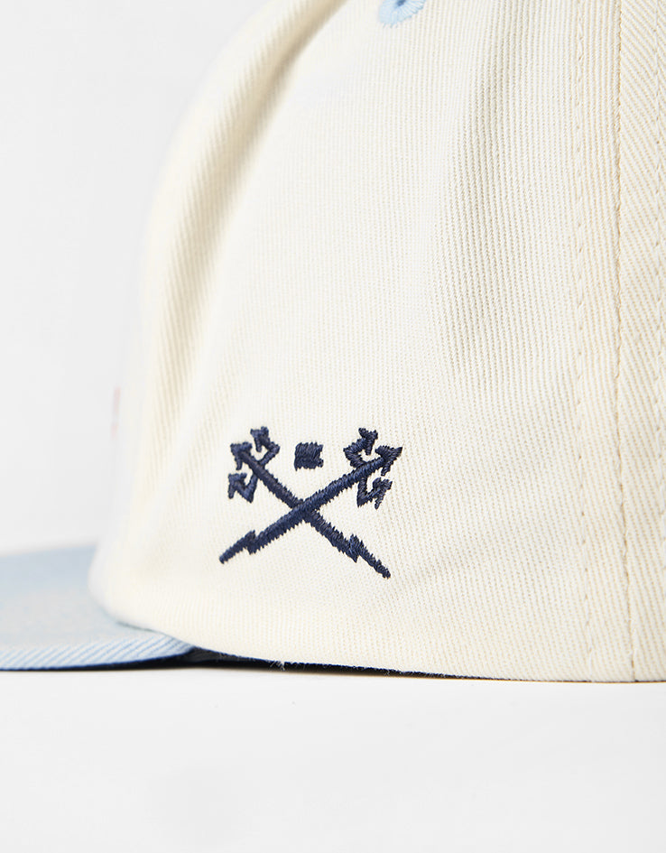 Dark Seas Vapor Snapback - White/Light Blue