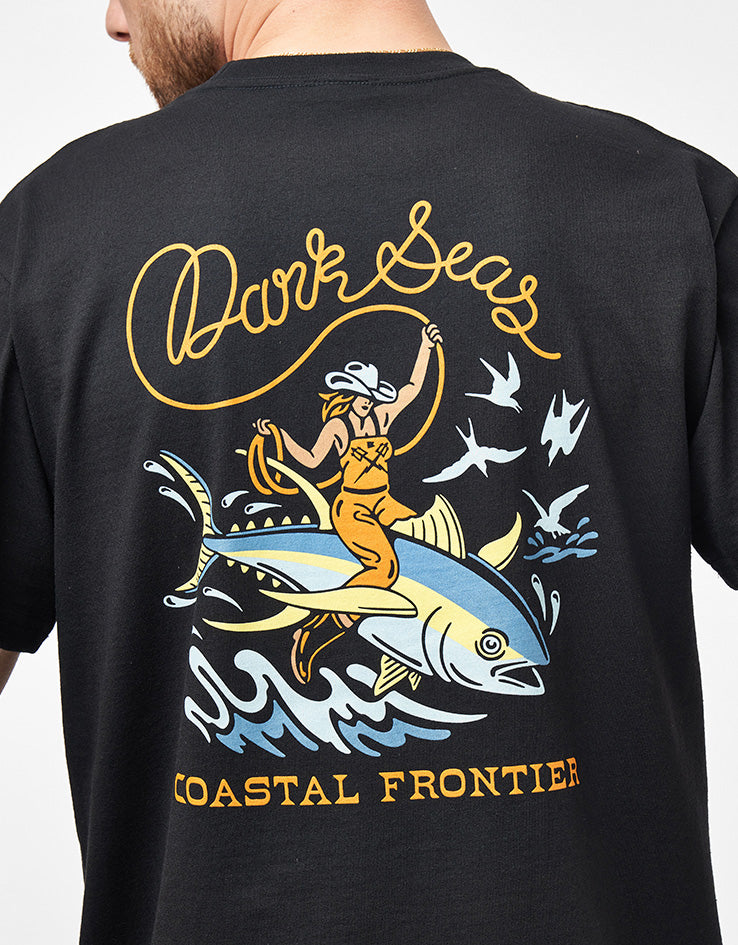 Dark Seas Ride 'Em Wet T-Shirt - Heather Black