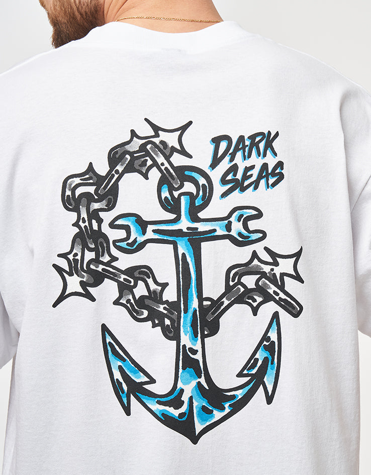Dark Seas Chrome Chains T-Shirt - White