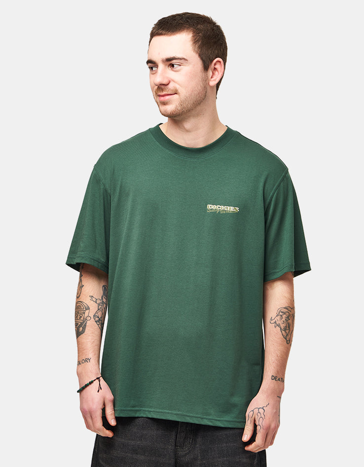 Dickies Roaming Shores T-Shirt - Pine Needle Green