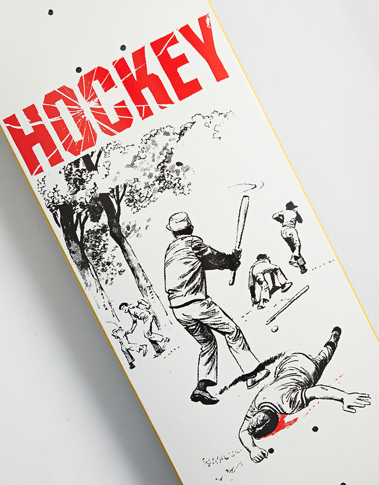 Hockey Baseball Skateboard Deck - 8.1"