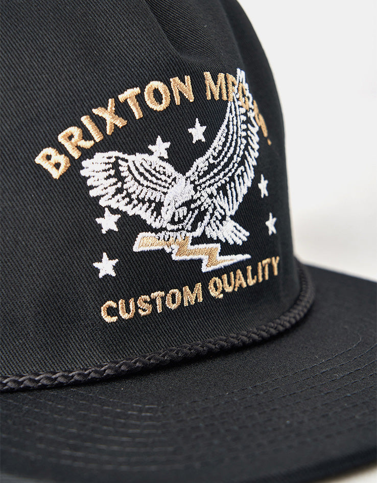 Brixton Lamont Snapback Cap - Black
