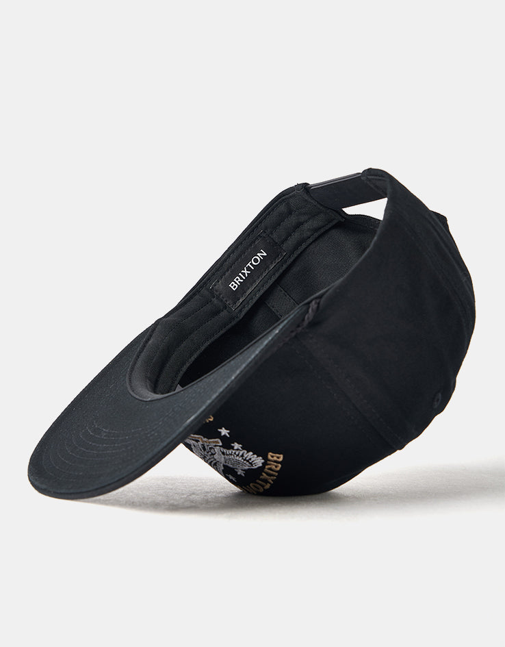 Brixton Lamont Snapback Cap - Black