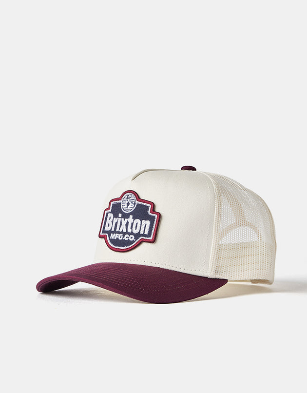 Brixton Genuine Trucker Cap - Off White/Port