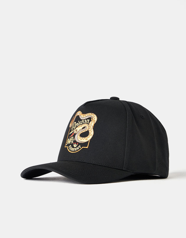 Brixton Rothwell Snapback Cap - Black