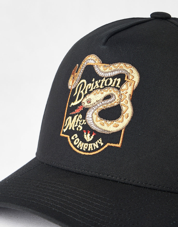 Brixton Rothwell Snapback Cap - Black