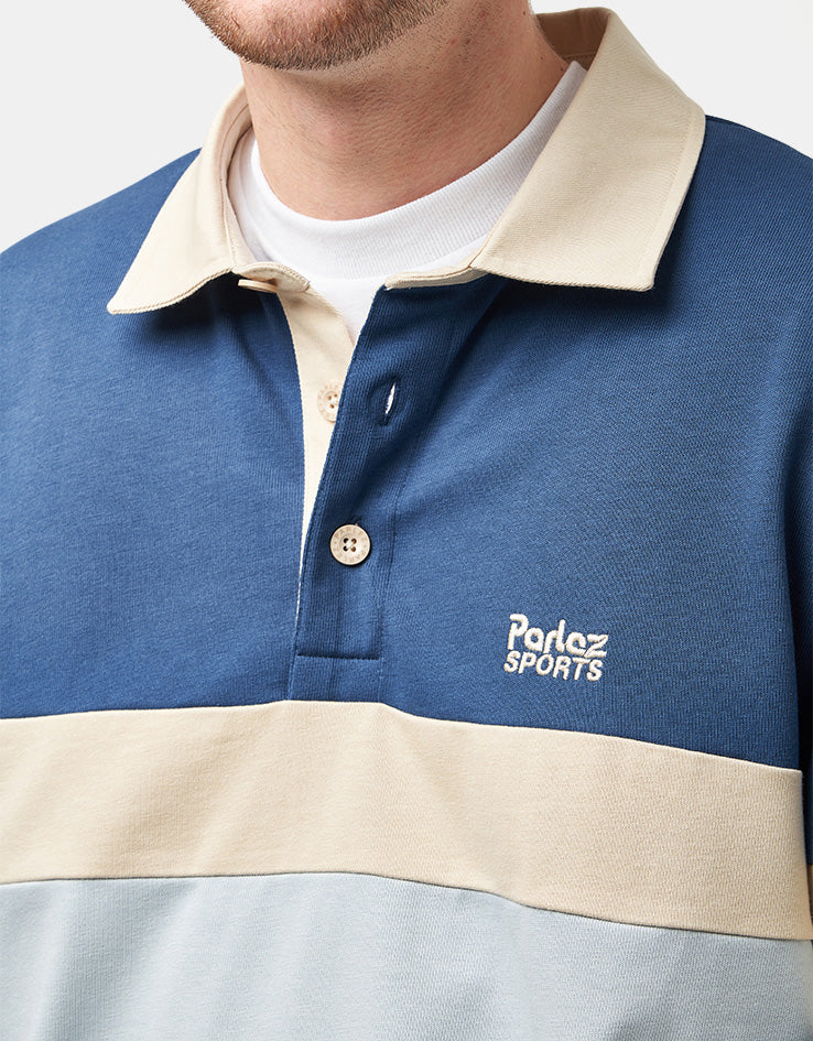 Parlez Plaza Rugby Shirt - Lagoon
