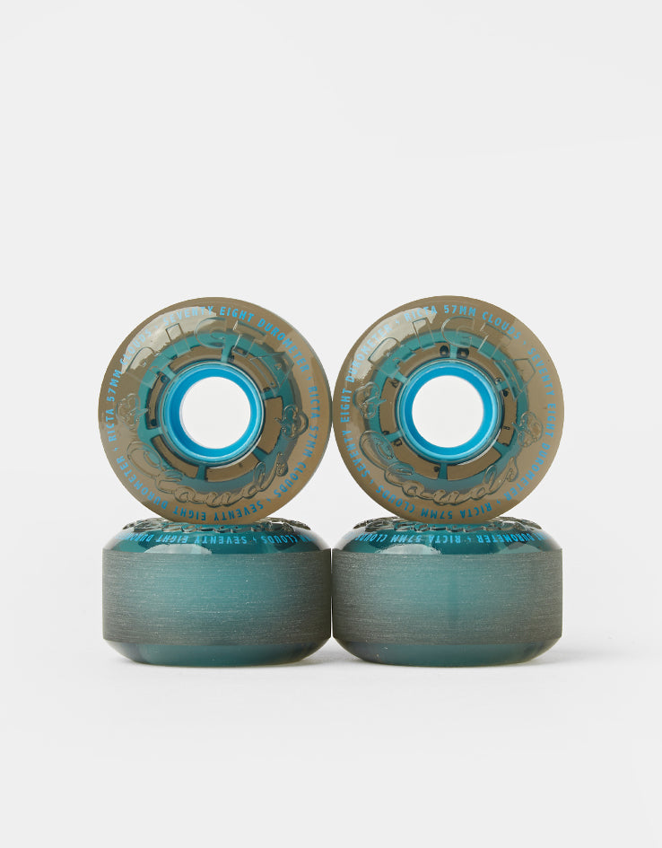 Ricta Clouds Transparent 78a Skateboard Wheels - 57mm