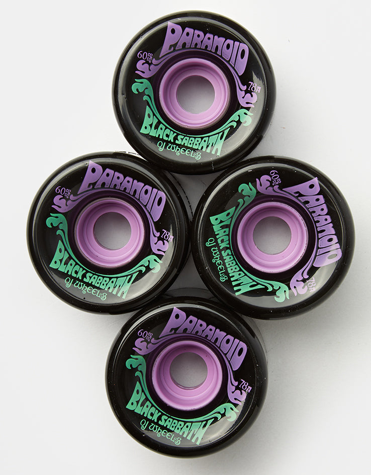 OJ x Black Sabbath Paranoid Super Juice 78a Skateboard Wheels - 60mm