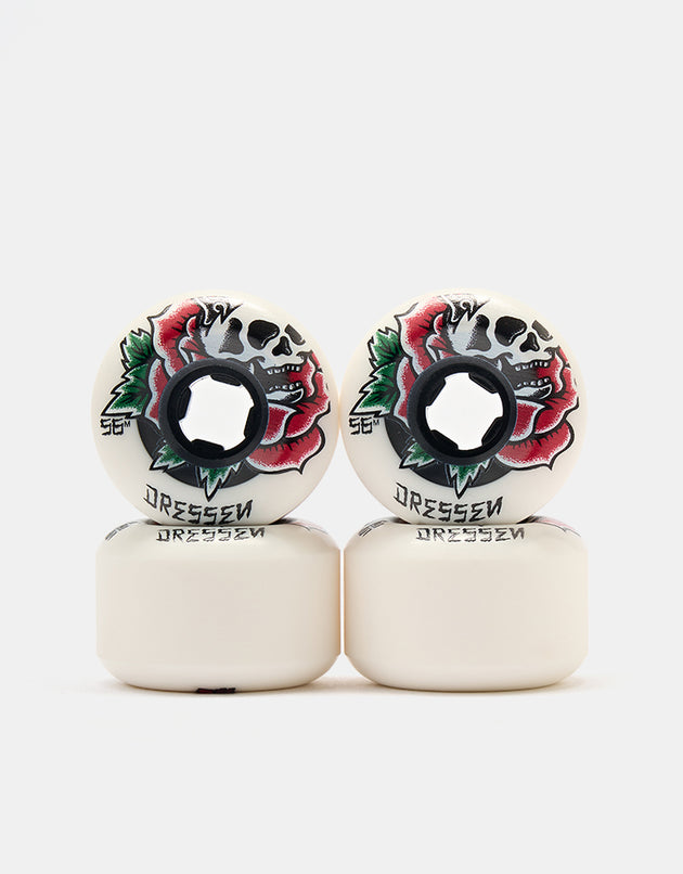 OJ Dressen Rose Skull Double Duro Chubbies 99a/95a Skateboard Wheels - 56mm