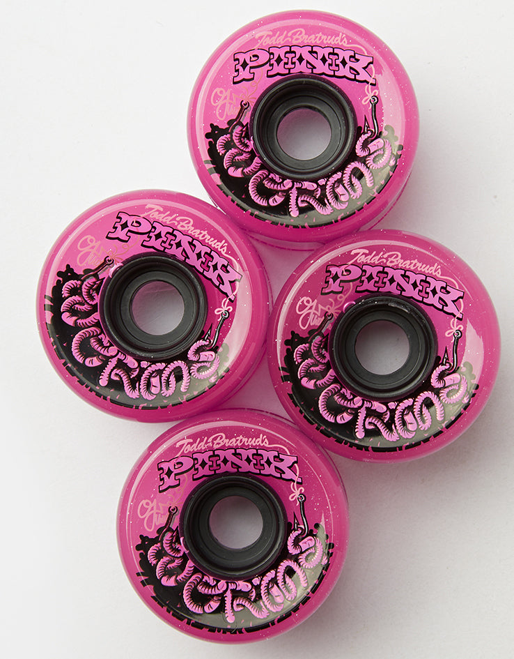 OJ x Todd Bratrud Pink Worms Super Juice 78a Skateboard Wheels - 60mm