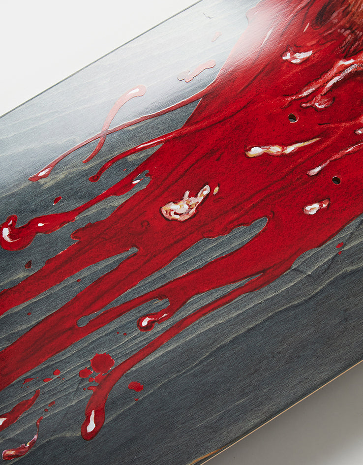 Creature x Cannibal Corpse Skull and Blood Skateboard Deck - 8.53"