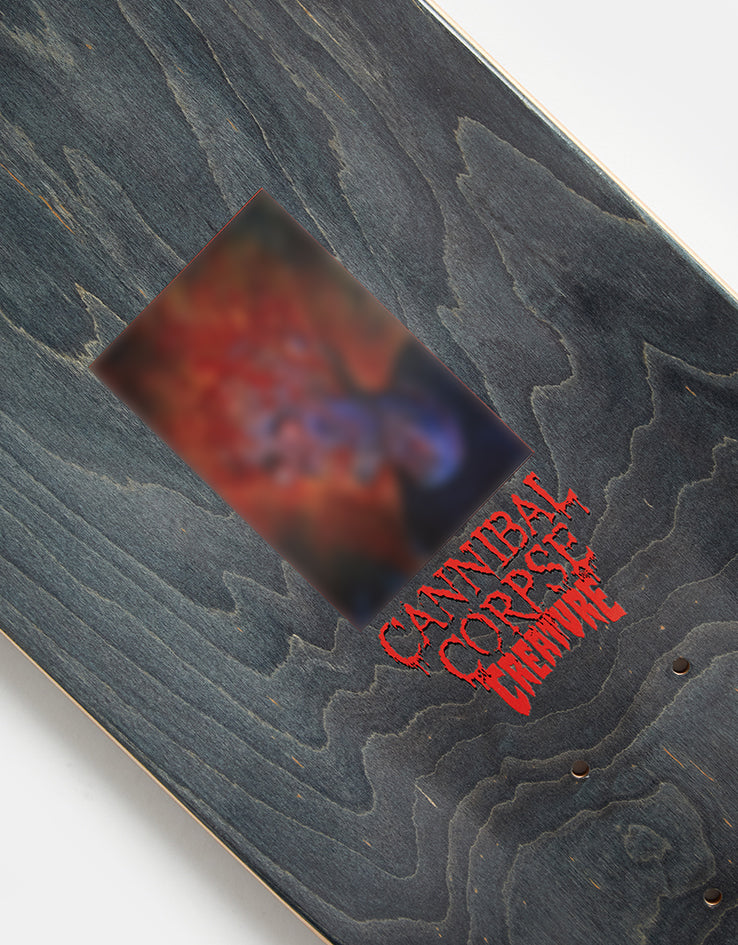 Creature x Cannibal Corpse Skull and Blood Skateboard Deck - 8.53"