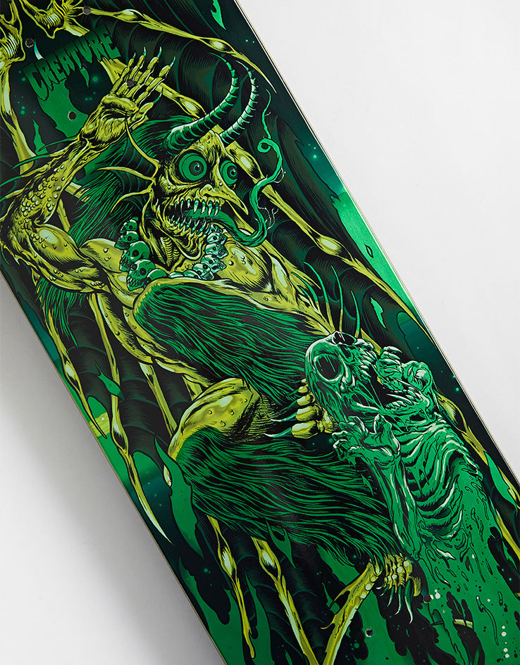 Creature Worthington Skull Burn VX Skateboard Deck - 8.6"