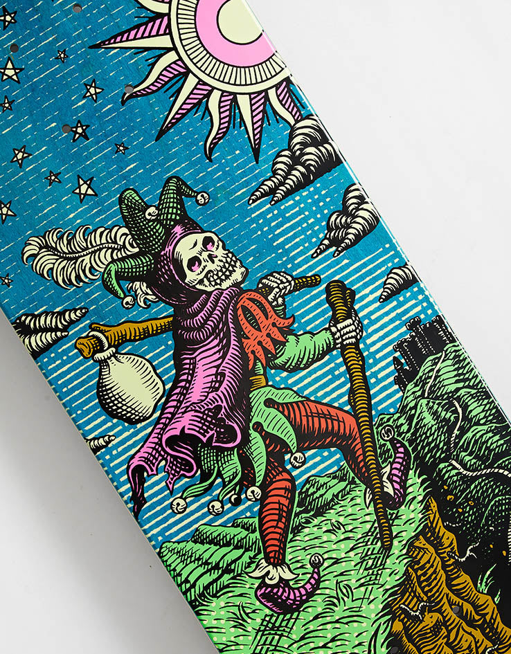 Santa Cruz Delfino Tarot Remix FeelBase Skateboard Deck - 8.25"