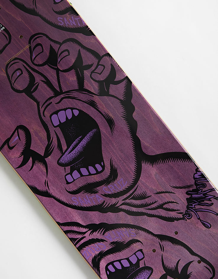 Santa Cruz Crowded Hand ATV  Skateboard Deck - 8.5"
