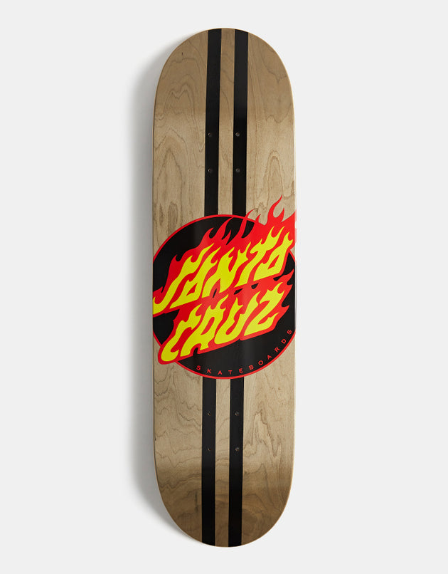 Santa Cruz Flame Dot Striped ATV Skateboard Deck - 8.6"