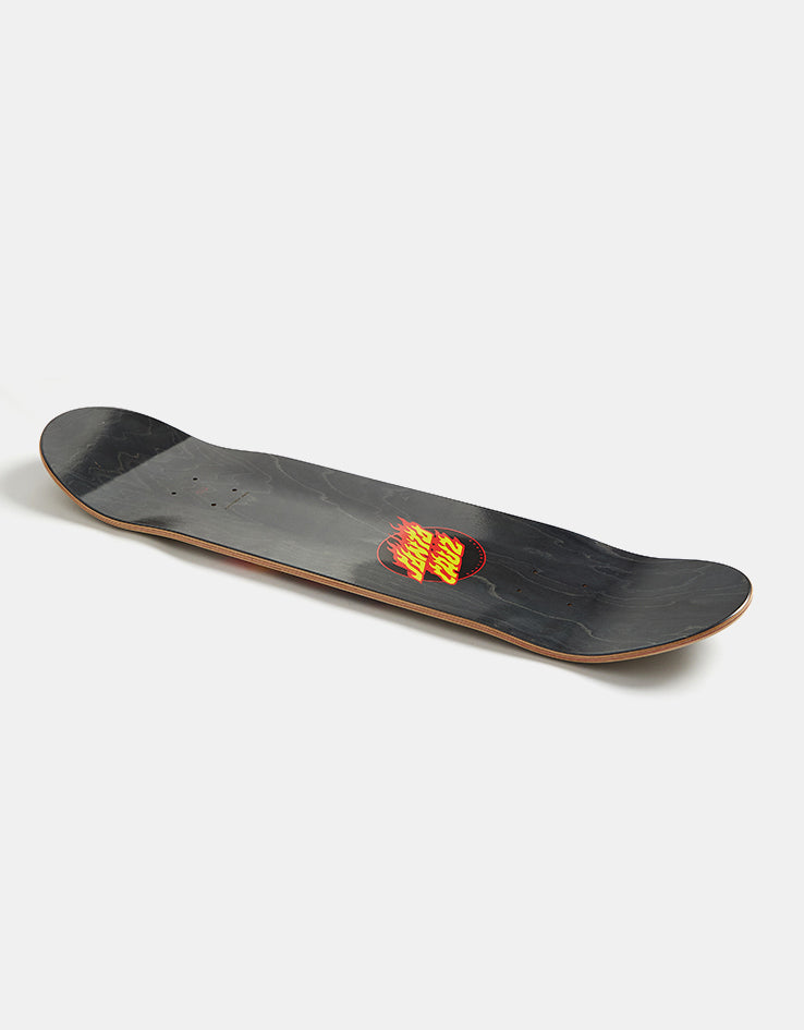 Santa Cruz Flame Dot Striped ATV Skateboard Deck - 8.6"