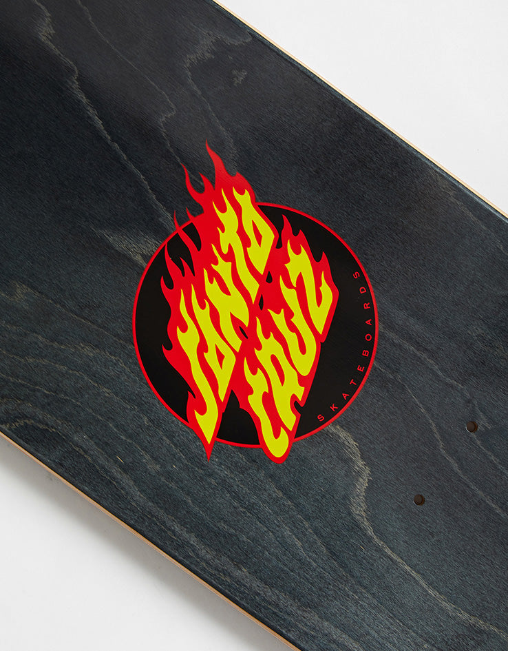 Santa Cruz Flame Dot Striped ATV Skateboard Deck - 8.6"