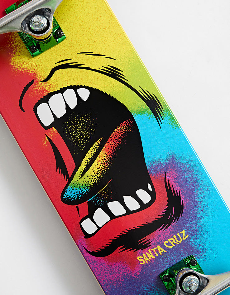 Santa Cruz Big Mouth Tie Dye Complete Skateboard - 8"